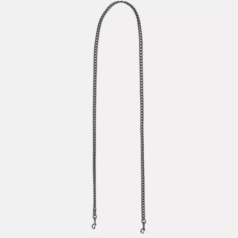 Coach Dinky Chain Strap 58847 NWT Dark Gunmetal crossbody